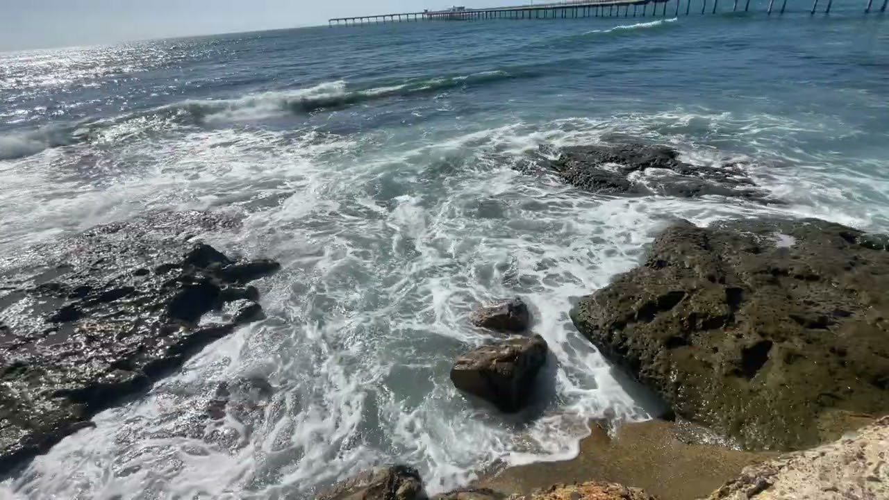 Crashing Waves at Ocean Beach , CA – 10 Min of Relaxing Nature Sounds