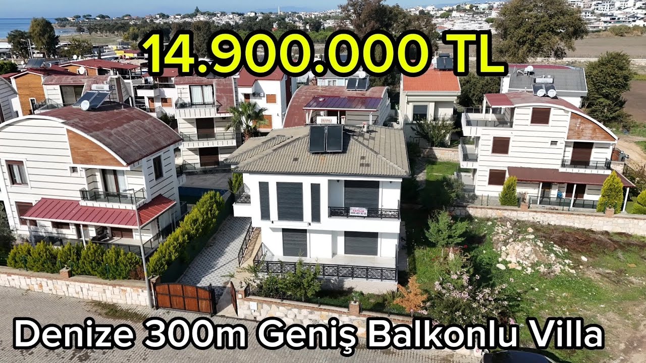 SATILDI!! Denize 300m mesafede Tam Müstakil Geniş Bahçeli Satılık Villa | Merkezi Konum | Mavişehir