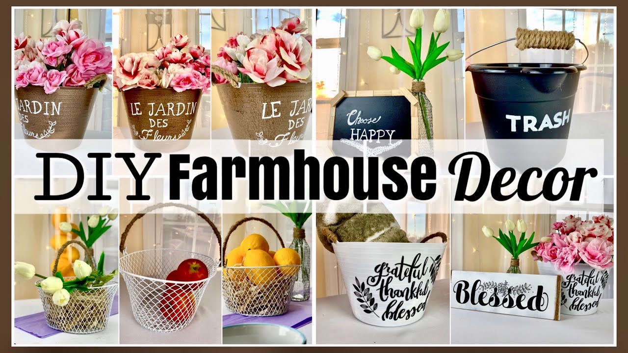Dollar Tree DIYS ~ FARMHOUSE DECOR ~ Ideas