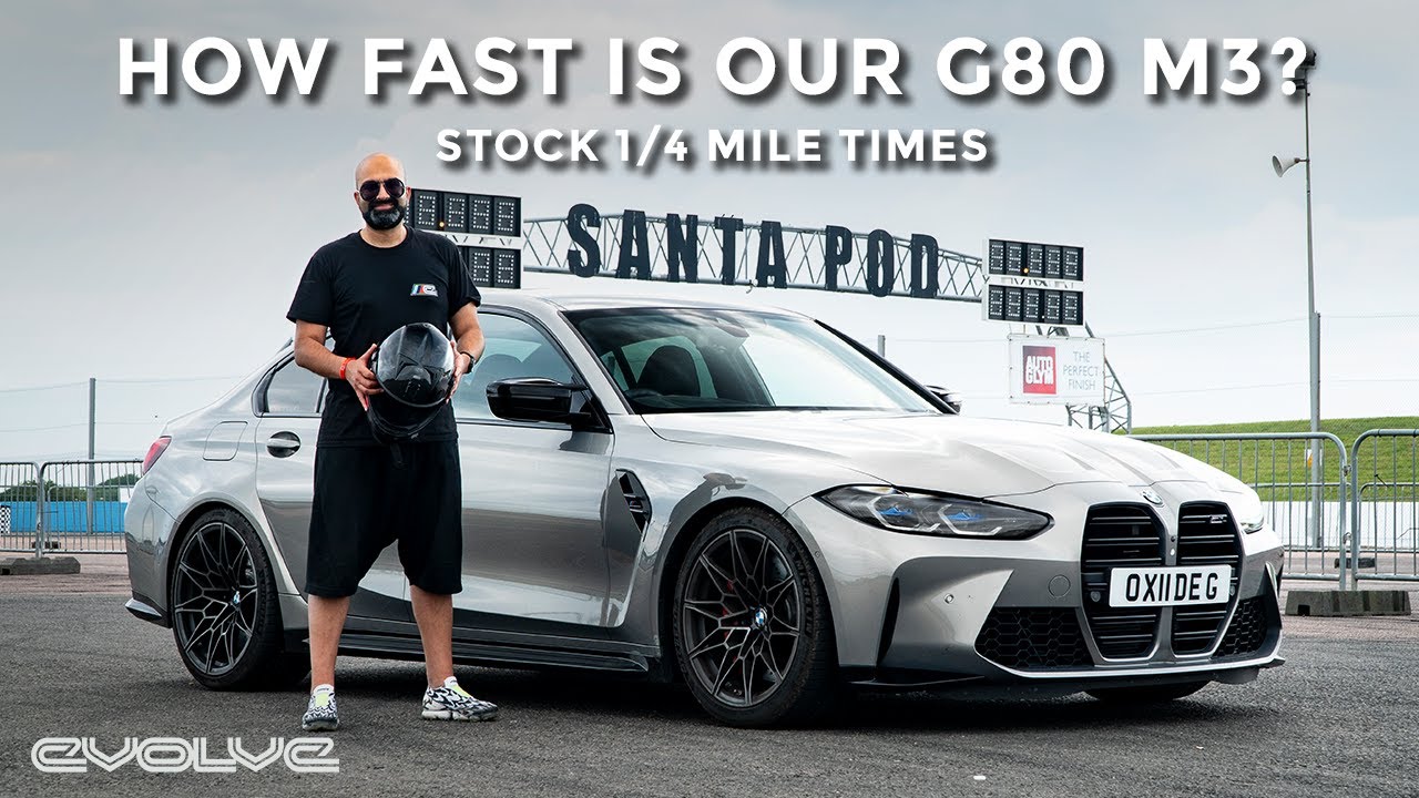 Taking our G80 M3 Competition to the Drag Strip - Stock 1/4 Mile Times + Development