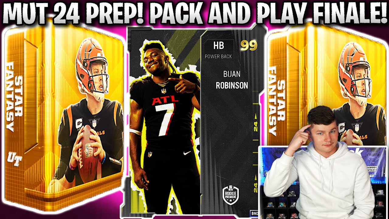 GETTING OUR FIRST MADDEN 24 CARDS! PACK AND PLAY FINALE!