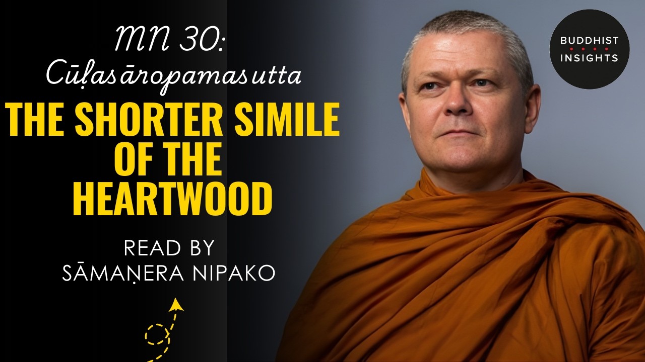 MN 30 - Cūḷasāropamasutta | The Shorter Simile of the Heartwood - Bhante Sujato Translation