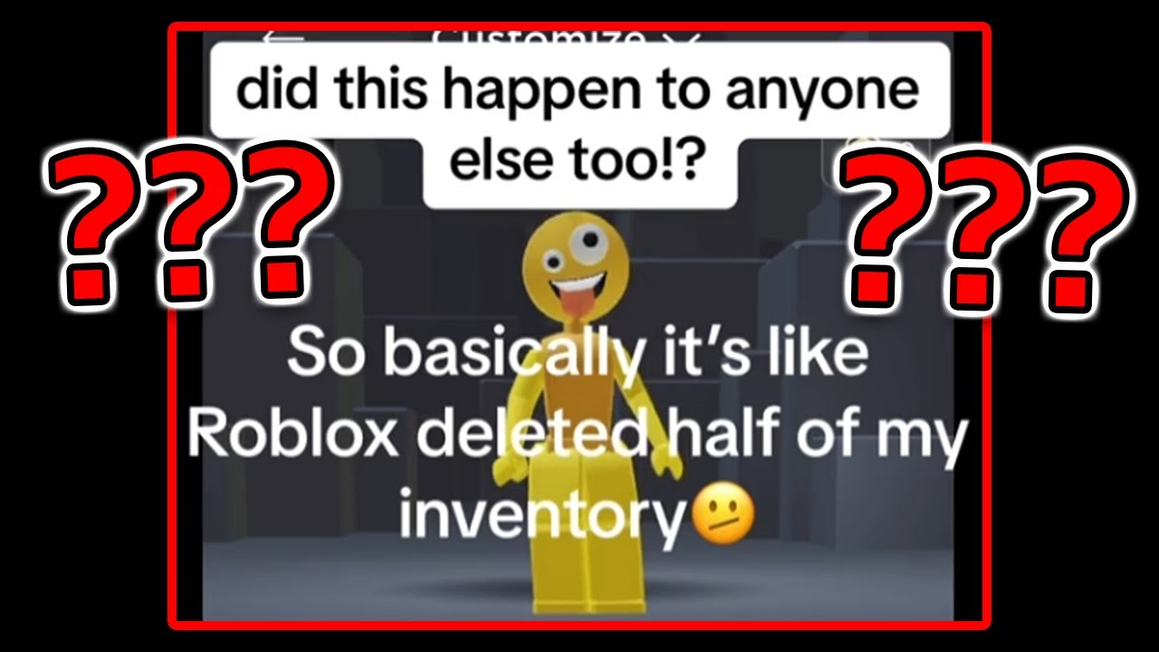 Roblox Is DELETING Your Inventory...