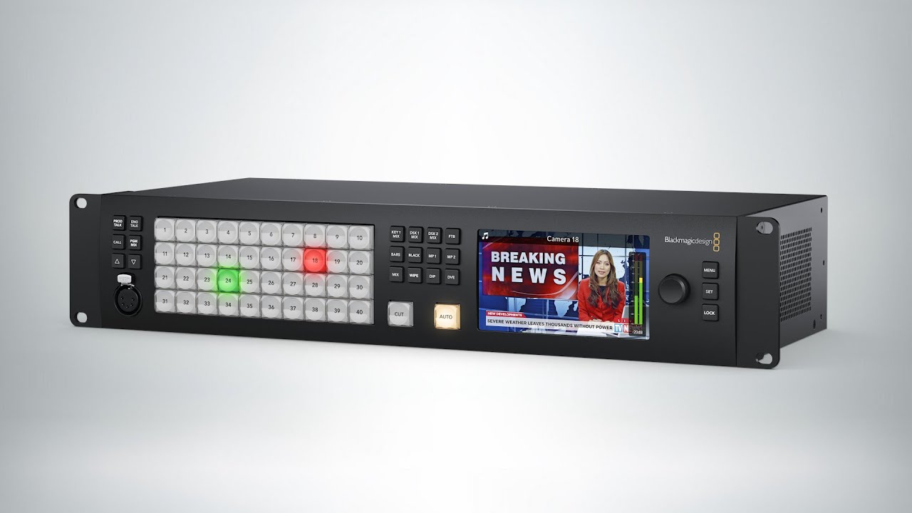 Blackmagic Design Showcases Award Winning ATEM Constellation HD Switchers at NAB 2022