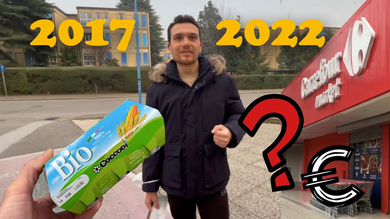 İTALYA'DA ENFLASYON VAR MI? | Market-2017 vs 2022 Fiyat Karşılaştırması