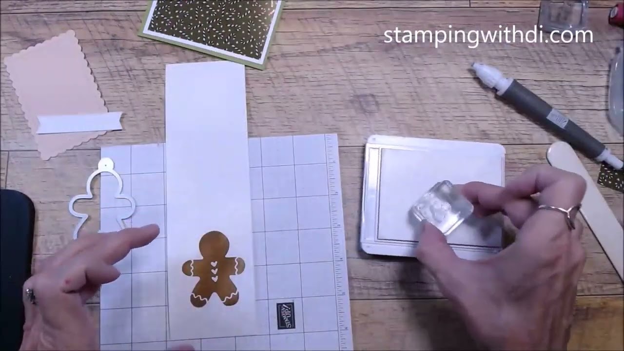 Cute Gingerbread Man Card - Quick Like!