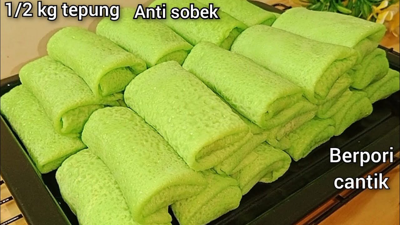 Ini resep dadar gulung yang paling mantull