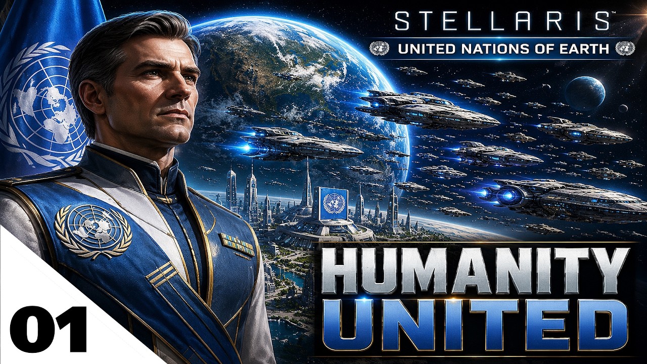 ОБЪЕДИНЕННОЕ ЧЕЛОВЕЧЕСТВО | Кампания за Объединенные Нации Земли | Stellaris | Эп. 1