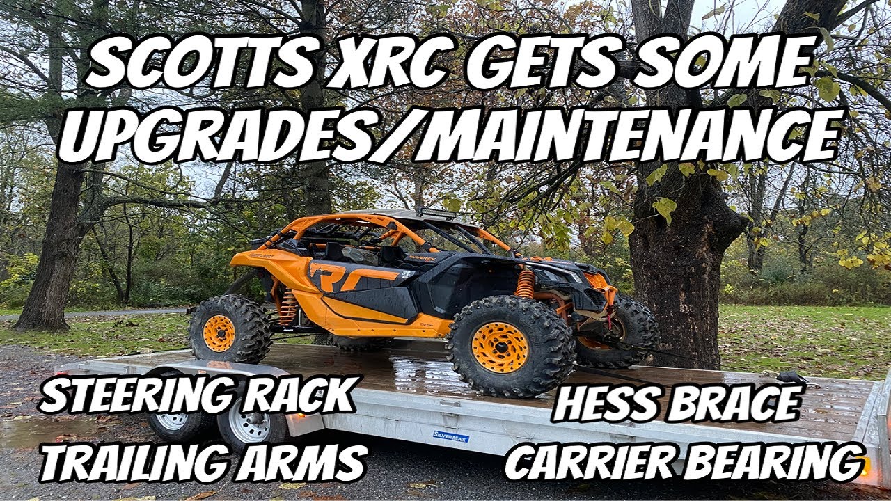 Scotts Can Am X3 XRC Gets SATV Trailing Arms | Steering Rack | Hess Brace Sheri's Turner Axle Update
