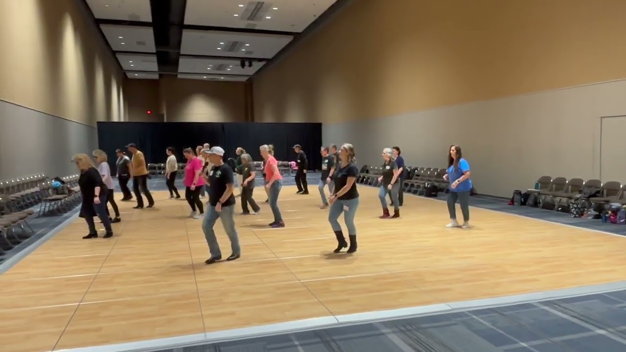 Line Dance to Wildflowers and Wild Horses