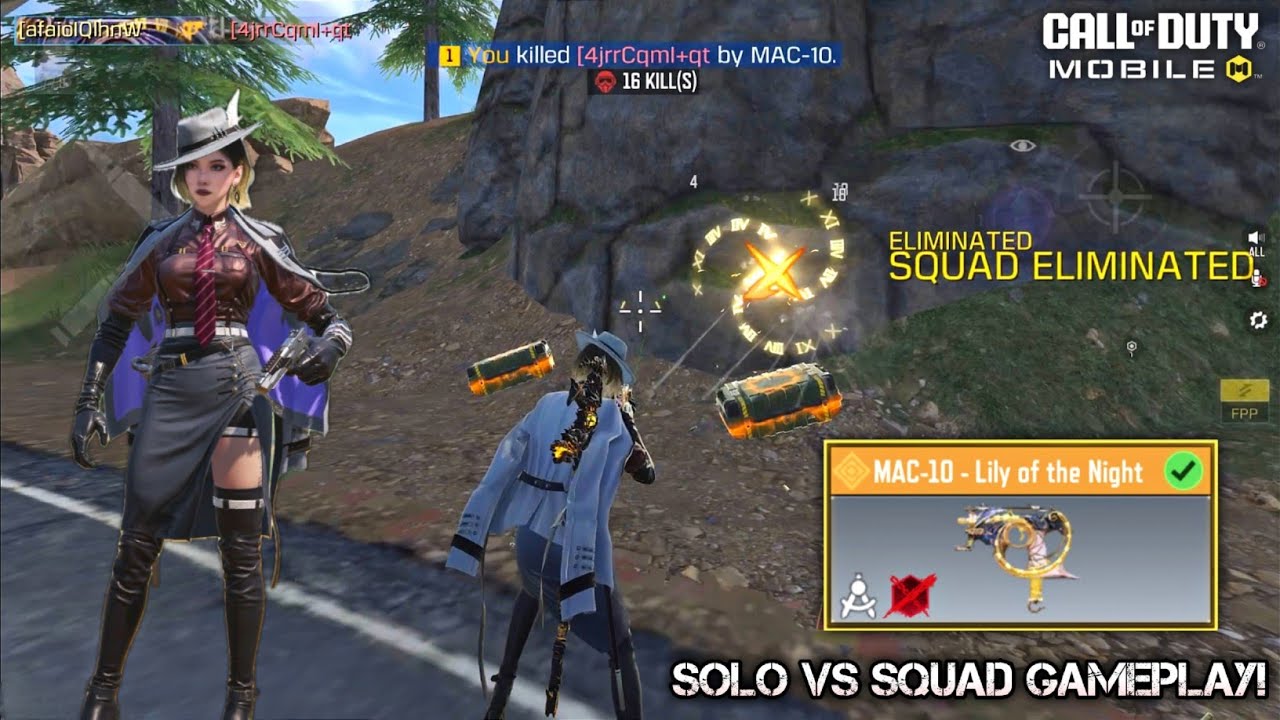 Dominating BR lobbies with new Legendary MAC-10 - Lily of the Night ( Solo vs Squad gameplay )