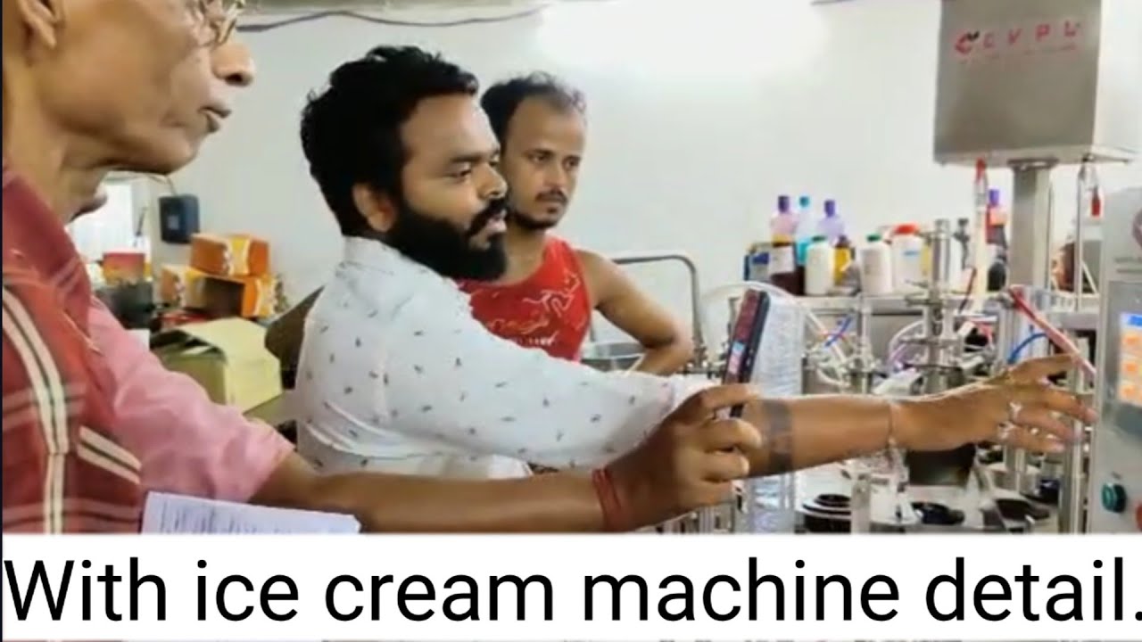 3000 cup-cone/ hr. fully automatic ice cream filling and packing machine./Crewmates Vision Pvt.