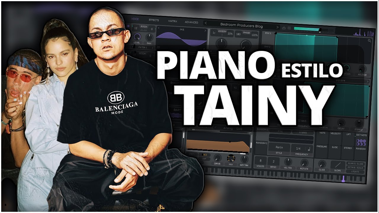 Como hacer un PIANO estilo TAINY en VITAL | SOUND DESIGN #2
