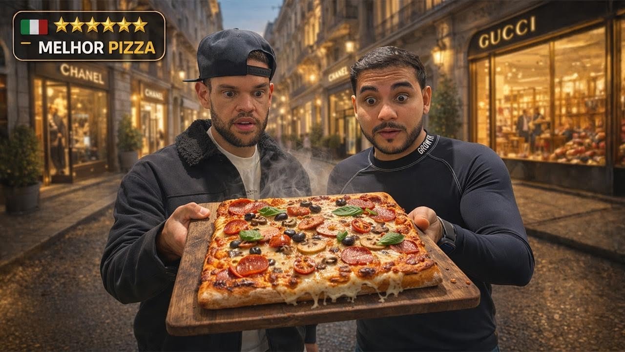 PROVEI AS MELHORES PIZZAS DE ROMA!