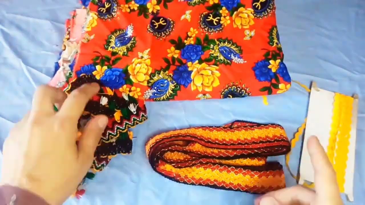 خياطة ڨندورة قبائلية لبنت صغيرة 13الي  15سنة