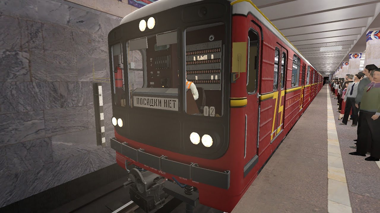 Garry's mod metrostroi Калининская линия с Другом