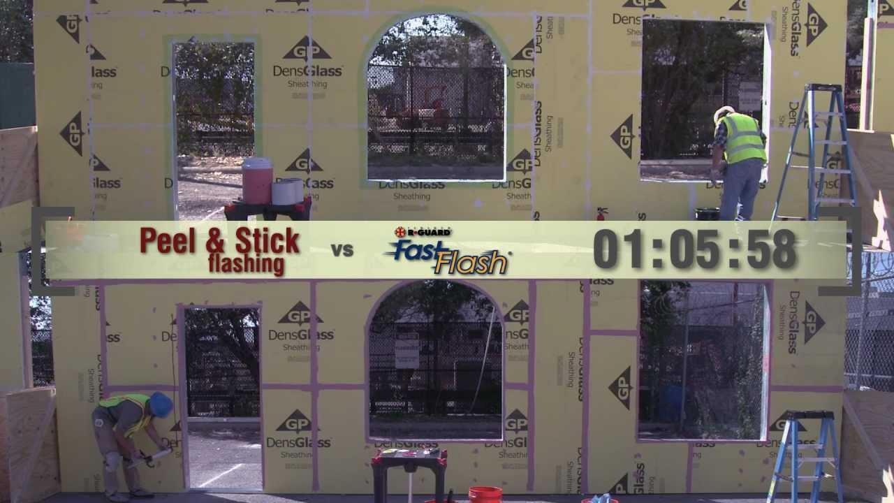 Air Barrier Challenge:  FastFlash vs. Peel and Stick