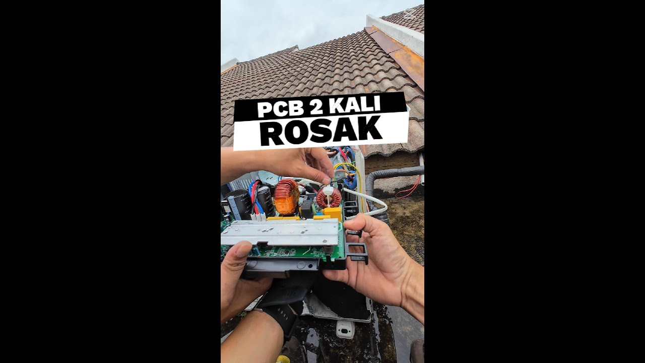 Dua kali Pcb Aircond Midea 2.5hp inverter ni rosak error code EL01 - PART01
