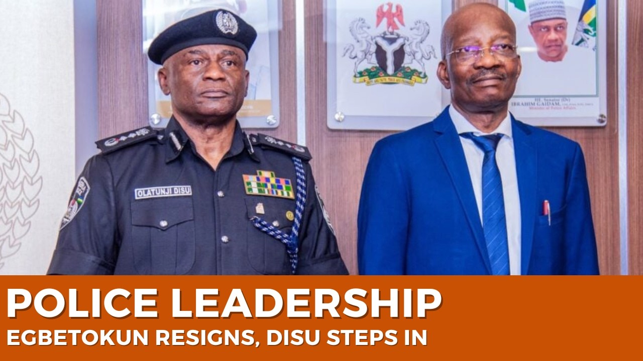 Police Leadership Shake-up: Egbetokun Resigns, Disu Steps in