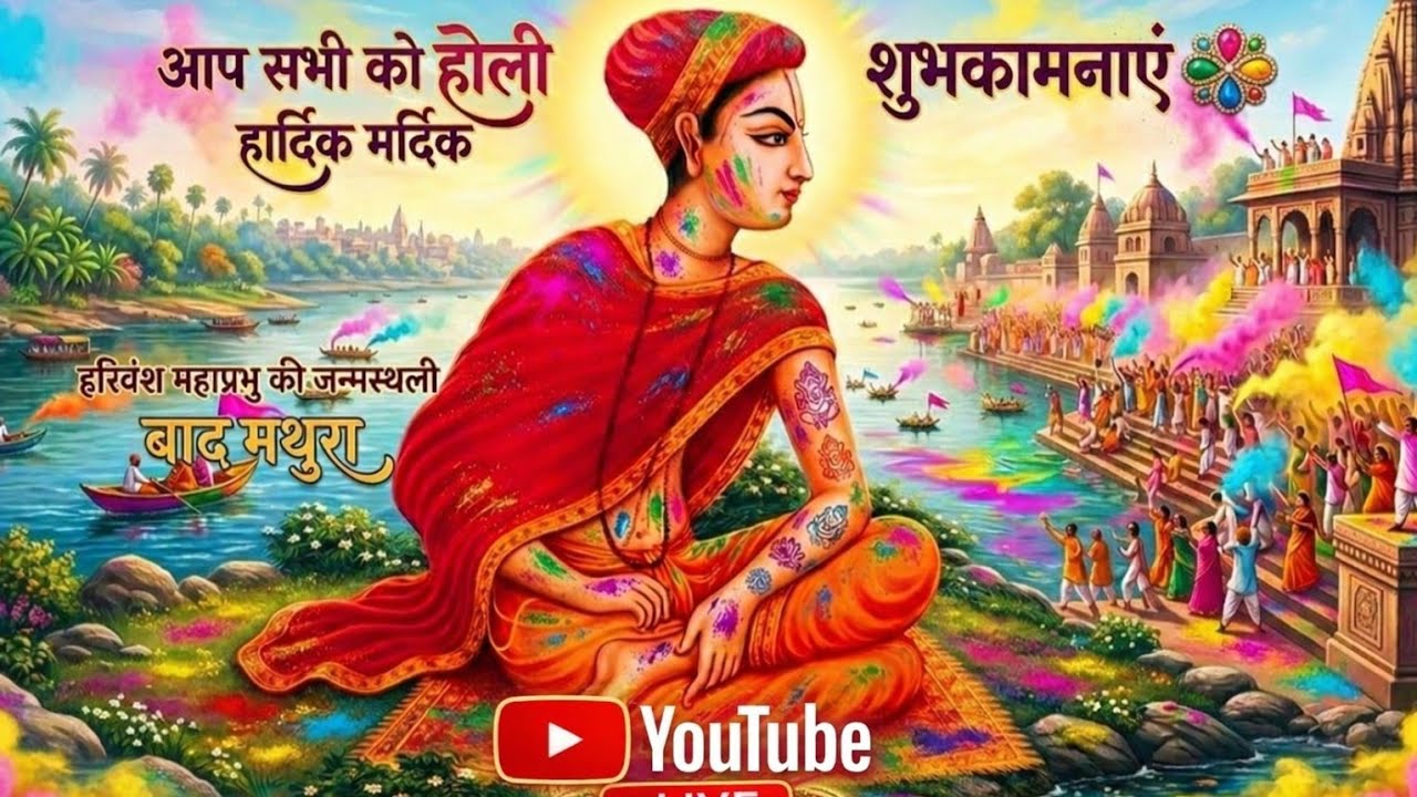 🌼 आज के अद्भुत दर्शन | श्री हरिवंश महाप्रभु जन्मस्थली बाद | रंगोत्सव LIVE