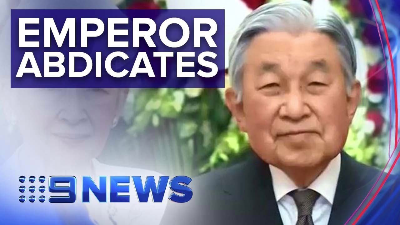 Japan's Emperor hands throne to eldest son | Nine News Australia