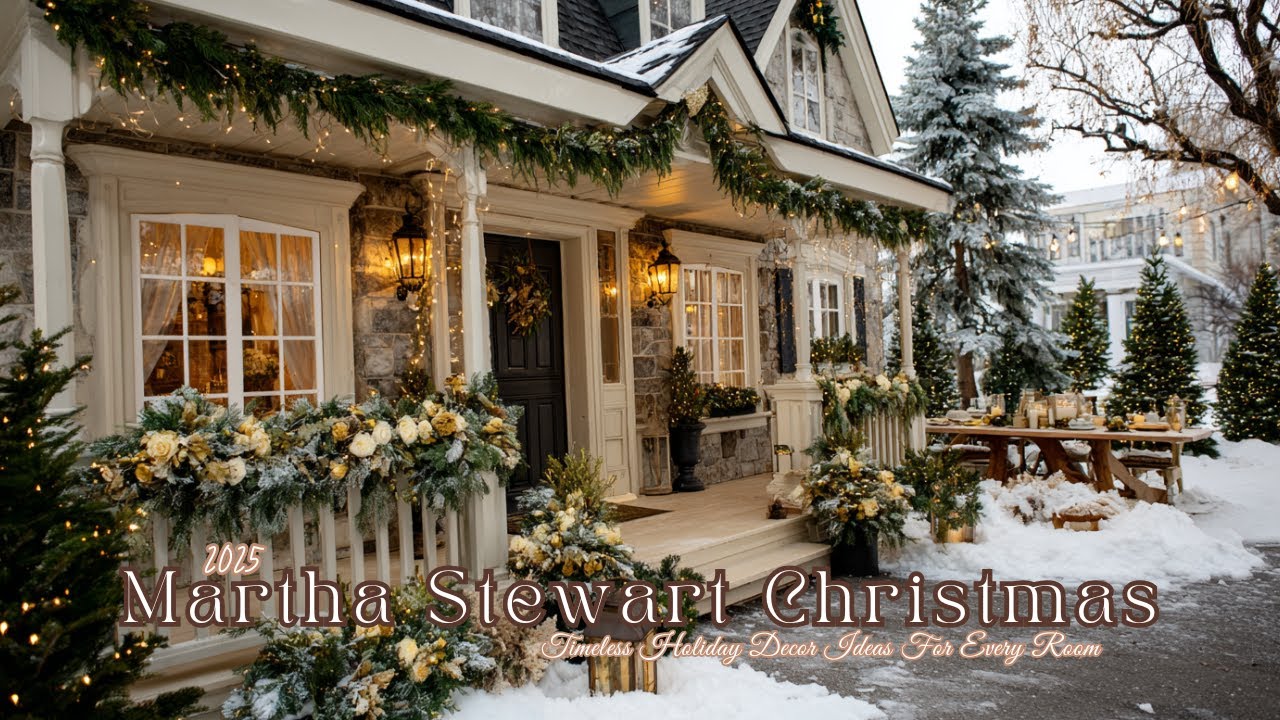 Martha Stewart Christmas Home Décor Magic 2025 - 2026: Timeless Holiday Decor Ideas for Every Room