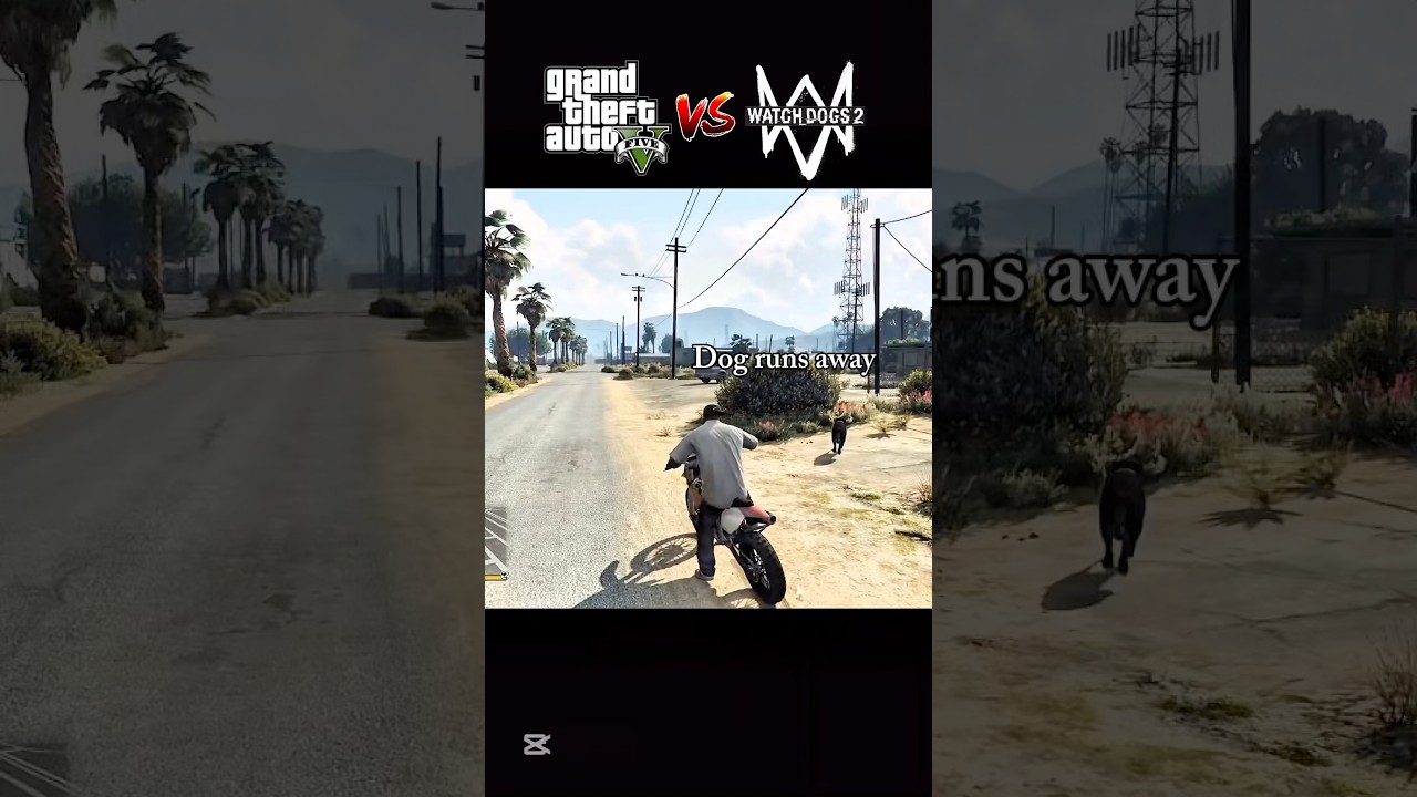 GTA 5 VS Watch Dogs 2 Details #rdr2 #rdr #reddeadredemption2 #shorts #trending #viralvideo #gta #2k