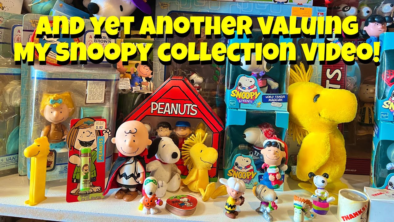 “Valuing My Toy Collection” Ep. #134 More Snoopy, Peanuts, Woodstock plush and toys!