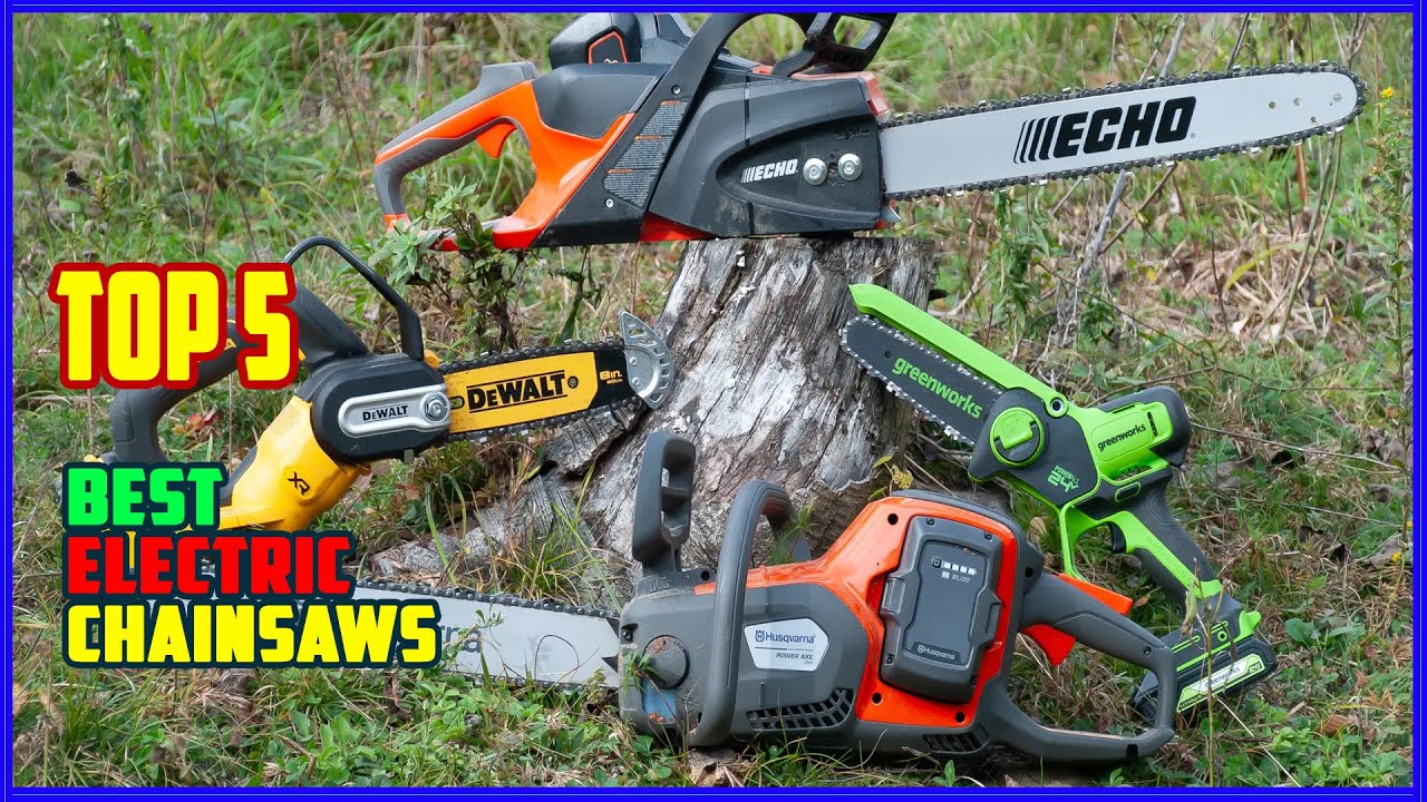 TOP 5 Best Electric Chainsaws 2025