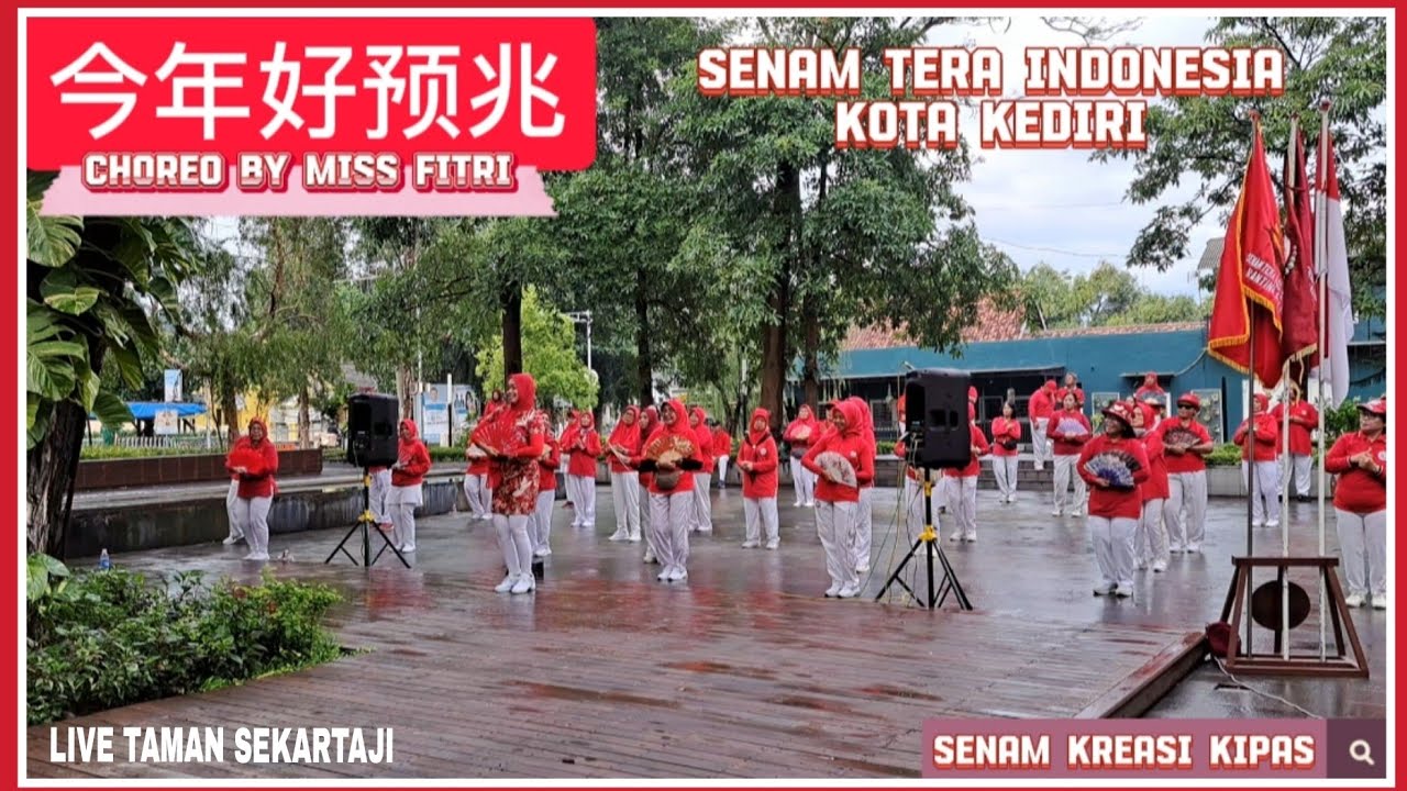 今年好预兆 || Senam Kreasi Kipas ||  Choreo: Miss Fitri || Edisi Imlek 2024 || STI Kota Kediri