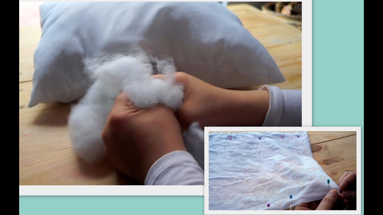 How to HAND Sew and Stuff a Pillow