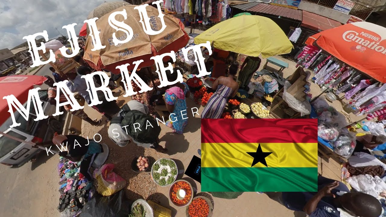 MUST WATCH Ejisu Market - Accra Kumasi Highway