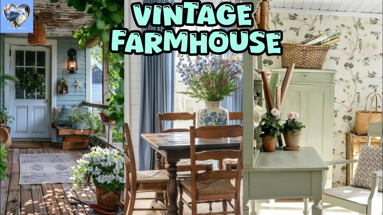 🏠🍃UNVEILING FARMHOUSE CHARM: Design a Home that Speaks Elegance | Vintage-Inspired Home Decorating