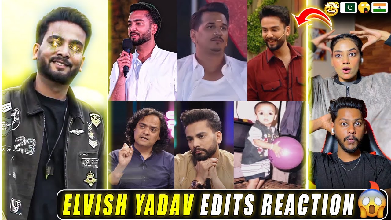 Reaction on Elvish Yadav Attitude Edits 😈| Elvish win Roadies😱