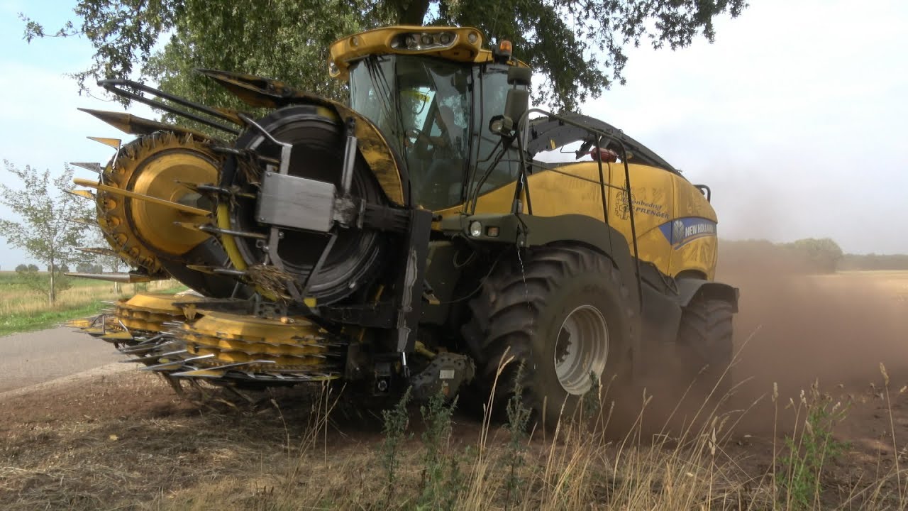 Loonbedrijf Prenger met Case IH Magnum 225, Optum 270 & New Holland FR500 in de mais - Deel 2 (2018)