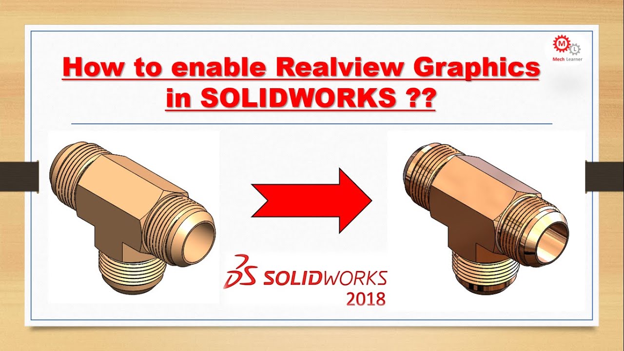 How to Activate REALVIEW Graphics in SOLIDWORKS ? | On AMD/NVIDIA/INTEL INTEGRATED GRAPHICS CARD