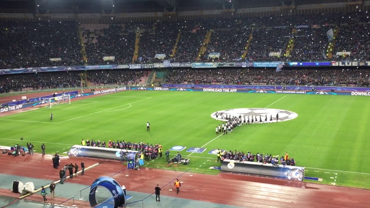 NAPOLI REAL MADRID 2017.3.7 - SAN PAOLO STADIUM CHAMPIONS LEAGUE