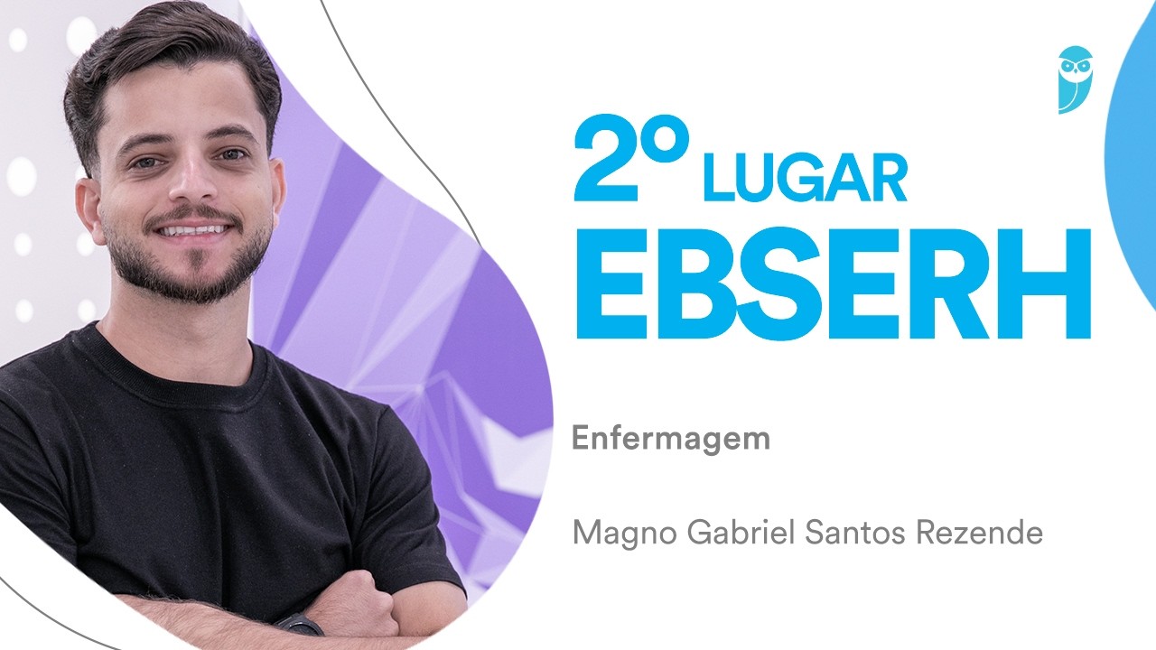Baile dos Primeiros: Magno Rezende, aprovado em 2º lugar para Enfermagem na EBSERH