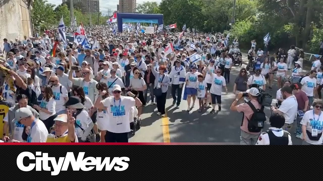Israel support walk returns to Toronto streets