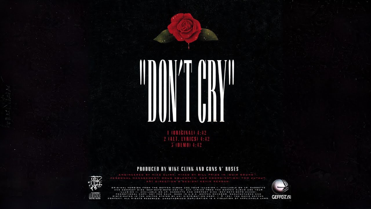 Guns N' Roses - Don't Cry - Guitars Only ( Use Your Illusion )#slash #izzystradlin