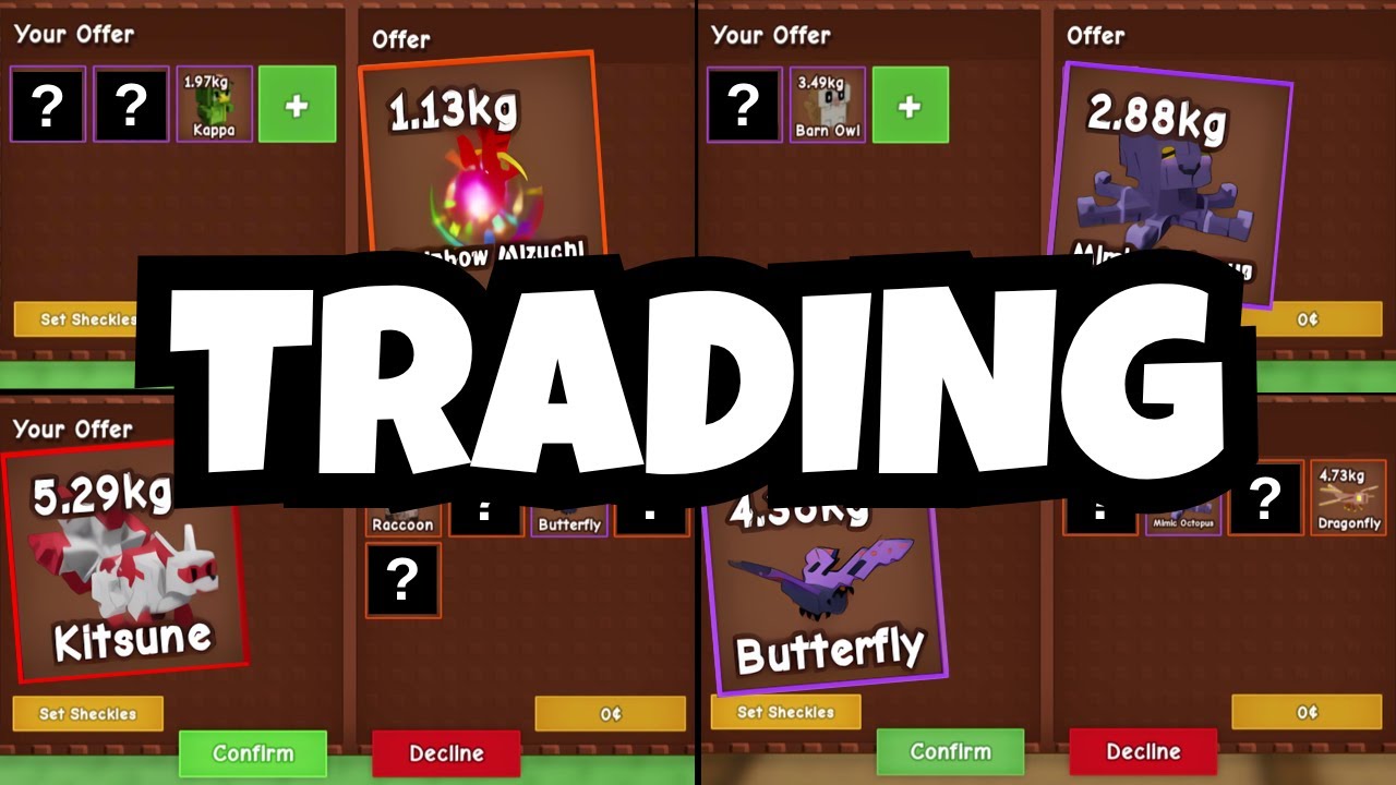 Grow a Garden Trading Montage #7 🐉🔄🐙 I got Mizuchi, Kitsune and Mimic Octopus