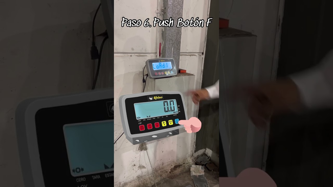 Cómo Calibrar una Báscula RHINO para almacén