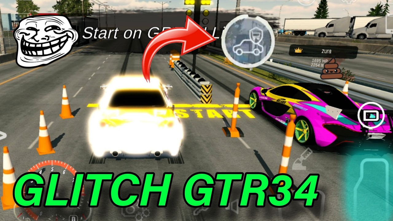 Funny 🤣 roleplay trading my glitch Nissan Gtr34 with Anime design in cpm
