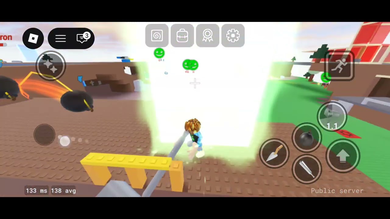 Probando juegos en Roblox 