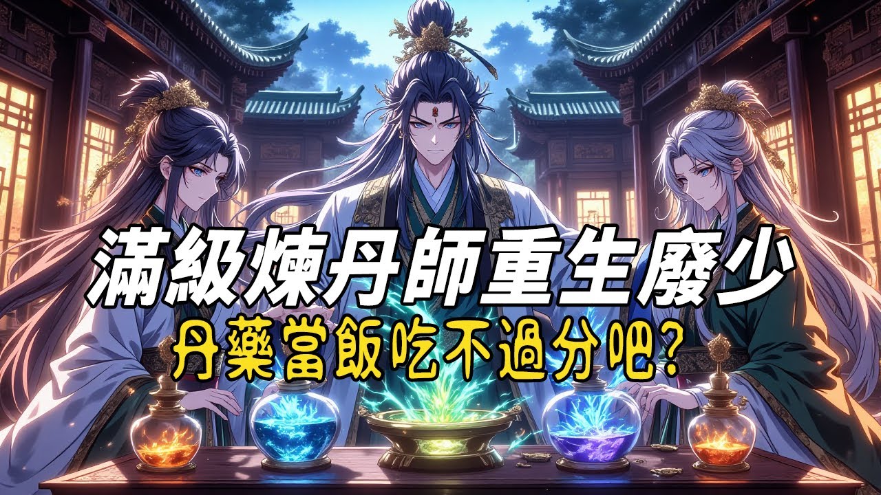 《滿級煉丹師重生廢少，丹藥當飯吃不過分吧？》開局丹田被廢？天地造化鼎覺醒，無上丹經逆天改命！紈絝大少從此丹武雙修，踩天才、虐仇敵，這世界終將臣服！