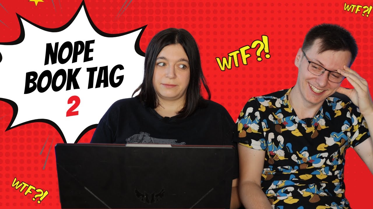 NOPE BOOK TAG: drugie podejście i reakcje na dawny filmik | Strefa Czytacza