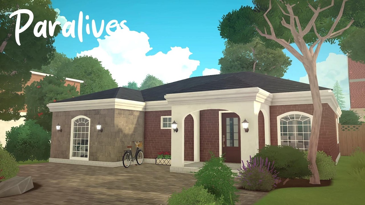 Building a Nostalgic Suburban Home in Paralives 🏡 | Early Access Speed Build in 4K ✨ | No CC