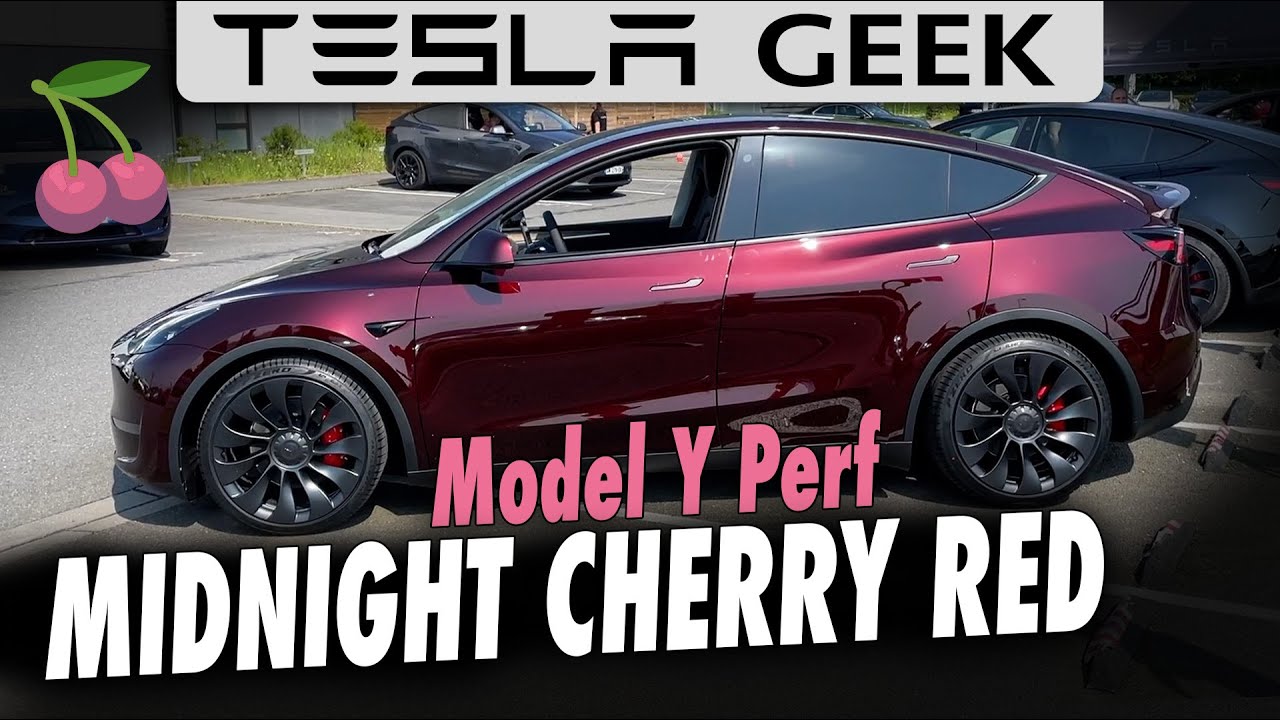 🍒 Faut-il craquer pour cette couleur à 3200€ ? Le Midnight Cherry Red du Model Y Berlinois