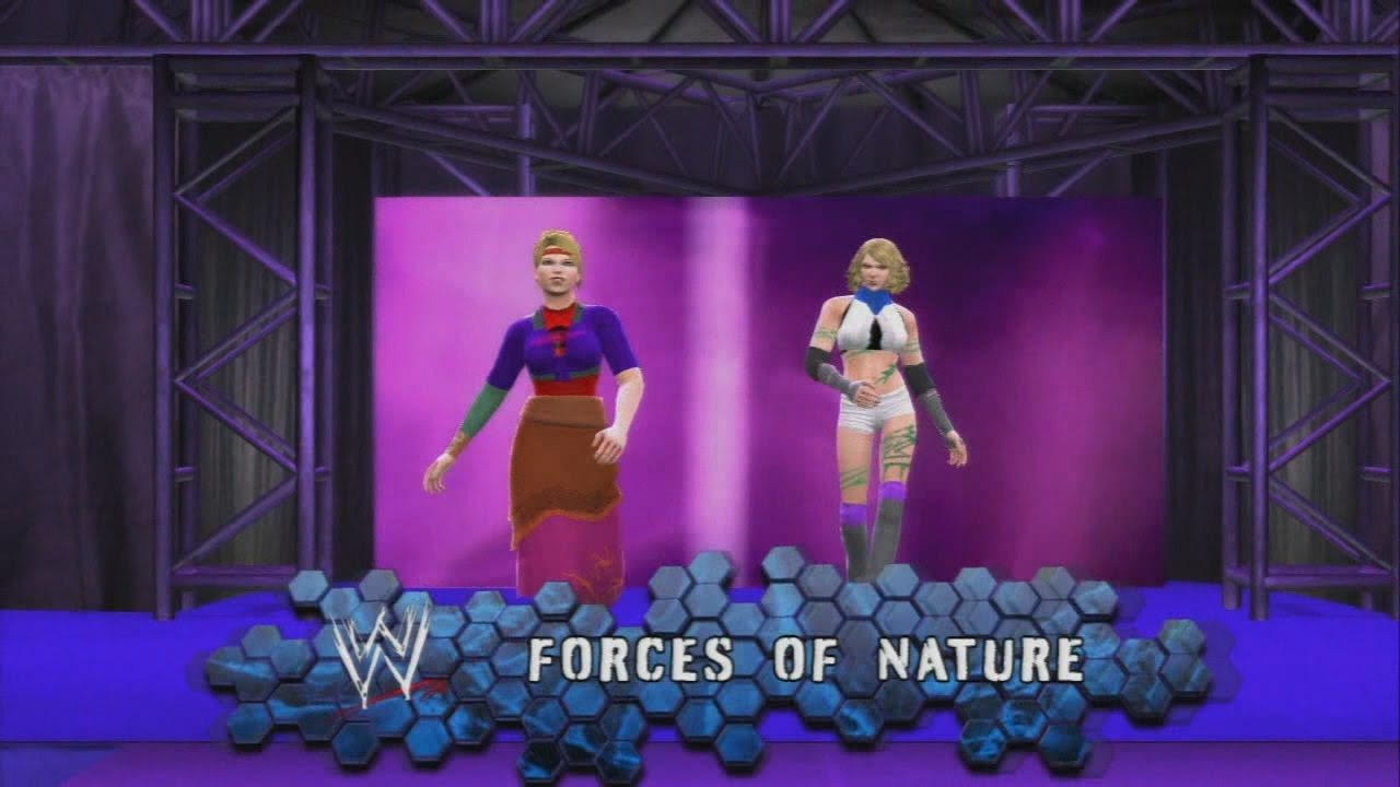WWE 2k14 CAW Intergender Tag Team TLC match: Viridi/Phosphora (KI:Uprising) vs. Edgar/Sabin(FFVI)