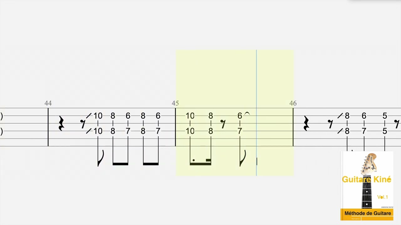 La Corrida - Cabrel - Guitare tuto